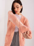 Pink Cardigan with Pockets