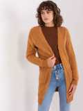 Camel Cardigan with Pockets