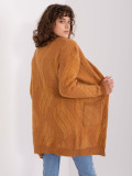 Camel Cardigan with Pockets