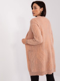 Women's Peach Cardigan with Pockets