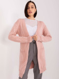 Light Pink Cardigan with Pockets