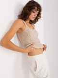 Beige Two-Piece Set with Top