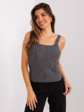 Dark Gray Set with Short Cardigan