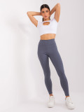 Graphite Sports Leggings in Quality Cotton