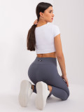 Graphite Sports Leggings in Quality Cotton