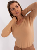 Classic Brown Sweater with Long Sleeves