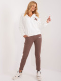 Stylish White-Brown Set