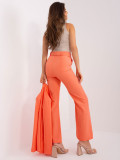 Elegant Fluo Orange Pants
