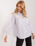 White Striped Long Sleeve Shirt