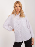 White Striped Long Sleeve Shirt