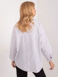 White Striped Long Sleeve Shirt
