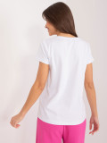 White T-Shirt with Application