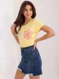 Yellow T-Shirt with Application