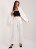 Elegant ecru Palazzo Pants