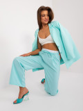 Elegant Palazzo Pants in Mint Color