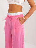 Elegant Pink Palazzo Pants