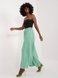 Comfortable Palazzo Pants in Pistachio Color