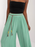 Comfortable Palazzo Pants in Pistachio Color