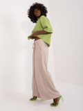 Beige Palazzo Pants