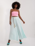 Elegant Palazzo Pants in Mint Color