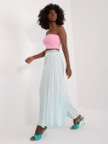 Elegant Palazzo Pants in Mint Color