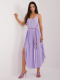 Stylish Wide-Leg Pants in Light Purple
