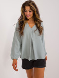 Comfortable Blouse with Puff Sleeves