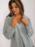 Comfortable Blouse with Puff Sleeves
