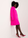Stylish Fluorescent Pink Dress