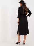 Elegant Black Flared Dress
