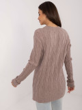 Beige Long Sleeve Sweater