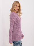 Purple Long Sleeve Sweater
