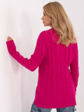 Fuchsia Long Sleeve Sweater