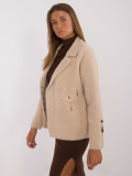 Beige Transitional Jacket