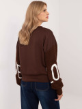 Brown Long Sleeve Sweater