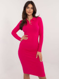 Elegant Fuchsia Dress