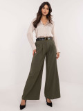Elegant Palazzo Pants in Khaki