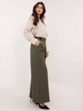 Elegant Palazzo Pants in Khaki