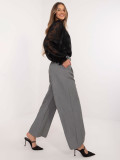Elegant Palazzo Pants in Dark Gray