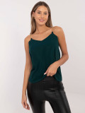 Elegant Green Strappy Top
