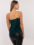Elegant Green Strappy Top