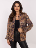 Long Sleeve Pullover with Animal Print
