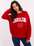 Red Long Sleeve Sweatshirt