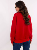 Red Long Sleeve Sweatshirt