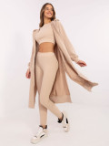 Beige Long Sleeve Set