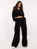 Stylish Black Hoodie Set