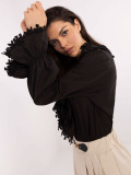 Elegant Black Shirt with Lace