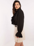 Elegant Black Shirt with Lace