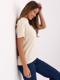 Beige Short Sleeve T-Shirt
