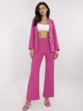 Elegant Pink High-Waisted Pants